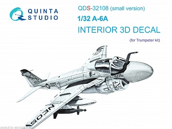 QDS-32108 3D Декаль интерьера кабины A-6A Intruder (Trumpeter) (Small version)