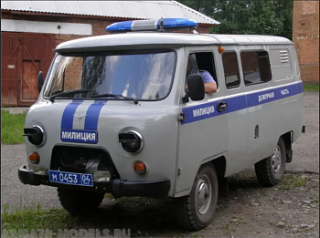 AM35136 Декаль «Милиция» со светоотражающими номерами