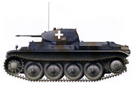 35016 Немецкий легкий танк Т II D ARK model