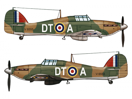 48026 Английский истребитель Харрикейн I ARK model