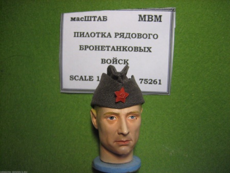 75261 Пилотка рядового РККА бронетаковые войска №2