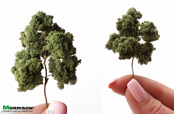 011dam003 Универсальное дерево для архитектурного макета. Высота 5-7 см.