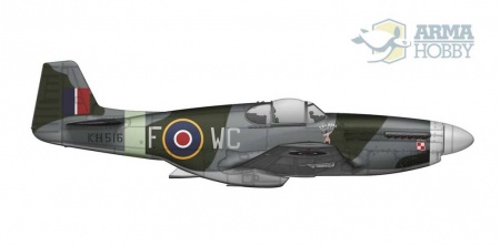 AH70038 P-51 B/C Mustang™ Arma Hobby