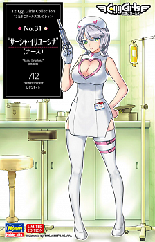 52336-Фигурка девушки, 1/12 Egg Girls Collection No.31 “Sasha Ilyushina” (NURSE) (Limited Edition)