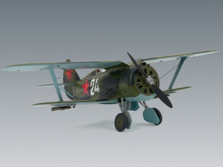 48095 И-153 Чайка Советский истребитель-биплан ІІ МВ ICM 48095 И-153 Чайка Советский истребитель-биплан ІІ МВ ICM
