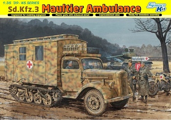 6766Д 1/35 Грузовик Sd.Kfz.3 Maultier Ambulance