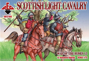 RB72108 Фигуры War of the Roses 12. Scottish Light Cavalry RB72108 Фигуры War of the Roses 12. Scottish Light Cavalry