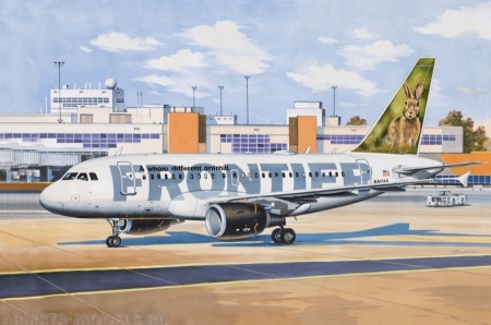 ЕЕ14434 Авиалайнер А-318 Frontier Заяц Восточный экспресс