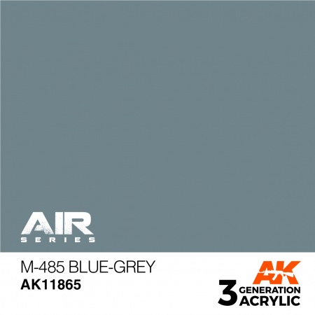 AK11865 Краска акриловая 3Gen M-485 Blue-Grey