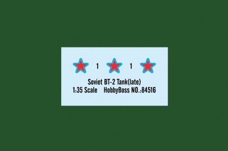 84516HB Soviet BT-2 Tank (late) Hobby Boss