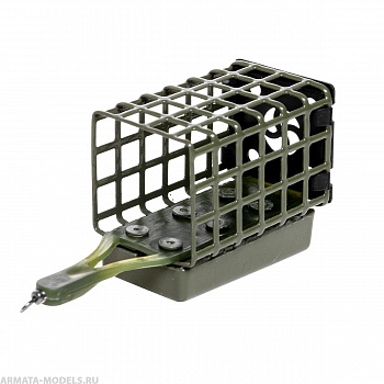 Кормушка Premier Fishing Feeder SPORT КВАДРАТ крашенная 100г( цена указана за упаковку, в количестве 10шт.)