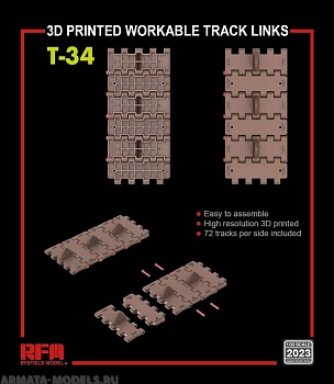 RM-2023 Workable track links for T-34 (3D printed )
