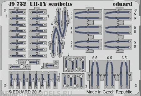 49732ED  UH-1Y seatbelts 1/48