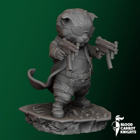 BCK-FC-009 Мео | Коллекционная миниатюра 70 мм Blood Carrot Knights