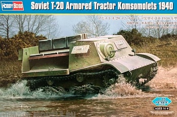 83848 Тягач Soviet T-20 Armored Tractor Komsomolets 1940 1/35 83848 Тягач Soviet T-20 Armored Tractor Komsomolets 1940 1/35