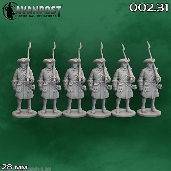 002.31АП Русские мушкетёры, 1704-1721