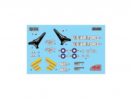 48400 KDA-1 (Q-2A) Firebee с тележкой ICM