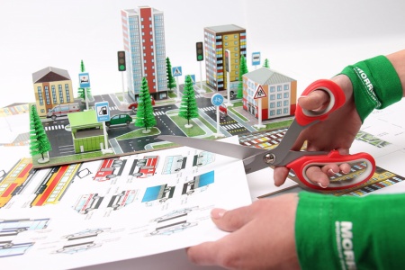 100-pdd-001 Макет ПДД. Набор №1.