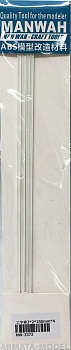 MW-3372 Модельная пластиковый I-образный профиль(ABS-пластик)  3*2*250 4шт MW-3372 Модельная пластиковый I-образный профиль(ABS-пластик)  3*2*250 4шт
