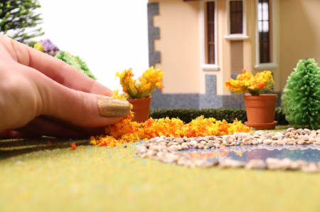 004ppc006 Фолиаж для имитации цветов. Бархотцы 50 мл.