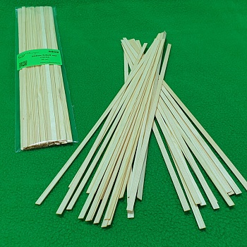 5809 рейки 0,6х5 мм - длина 300 мм - 50 шт - сосна