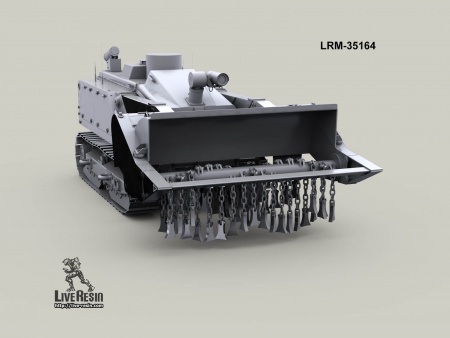 LRM35166 Саперный робот УРАН-6 с цепным тралом Live Resin