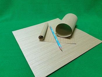 5529 гибкий шпон 1 мм анегри 300х280 мм - 1 лист