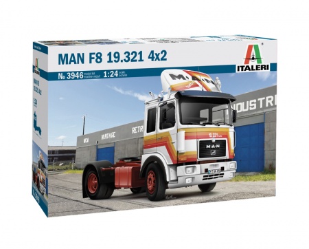 3946ИТ Man F8 19.321 2 Axle Tractor Italeri 3946ИТ Man F8 19.321 2 Axle Tractor Italeri