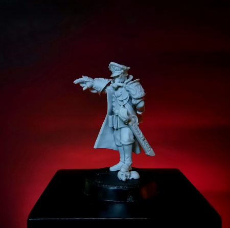 BCK-WG-001 Офицер Де Вита | Игровая миниатюра 32 мм Blood Carrot Knights