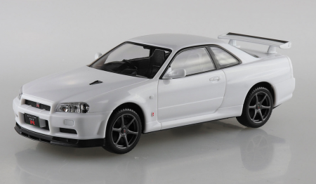 06251 Nissan Skyline GT-R R34 (White) Aoshima