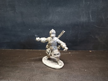 4201ТБ ВИМ, пехота русской армии Петра 1, пеший гренадер бросающий гранату, 54 мм 4201ТБ ВИМ, пехота русской армии Петра 1, пеший гренадер бросающий гранату, 54 мм