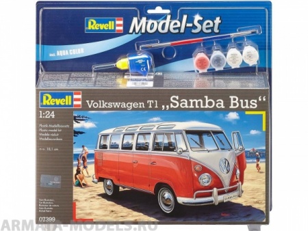 67399N Набор минивэн Volkswagen T1 Samba Bus Revell