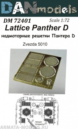 DM72401 надмоторные решетки Пантера D
