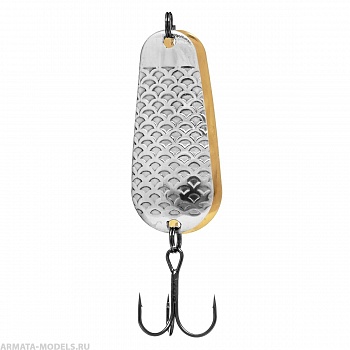 Блесна Колеб.тандем Шторлинг Б 18гр 04/02 серебро чешуя/латунь (PR-ShB-18-04/02) Premier( цена указана за упаковку, в количестве 5шт.)