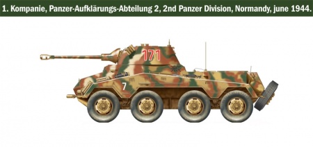 15653ИТ 2-я МИРОВАЯ: БРОНЕМАШИНА Sd.Kfz.234/2 Italeri