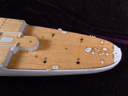 AW50017 Деревянная палуба для 1/400 Jean Bart