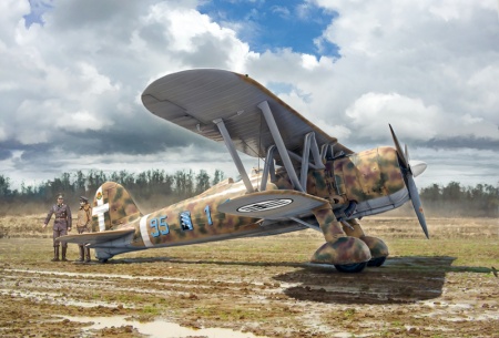 2801ИТ Самолет FIAT CR.42 Falco Italeri