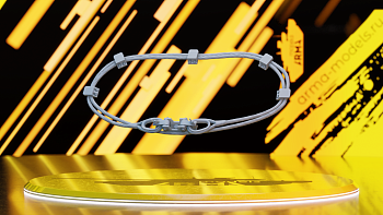 AM36028 Трос 3d с коушами для AMX ELC BIS (Не для свободной продажи)