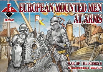 RB72047 Фигуры War of the Roses 8. European Mounted Men-at-Arms  RB72047 Фигуры War of the Roses 8. European Mounted Men-at-Arms
