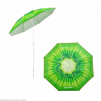 Зонт пляжный d 1,8м с наклоном Киви (19/22/170Т) (N-BU1907-180-K) NISUS
