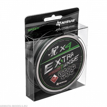Шнур Extrasense X4 PE Green 150m   0.6/10LB 0.14mm (N-ES-X4-0.6/10LB) NISUS Шнур Extrasense X4 PE Green 150m   0.6/10LB 0.14mm (N-ES-X4-0.6/10LB) NISUS