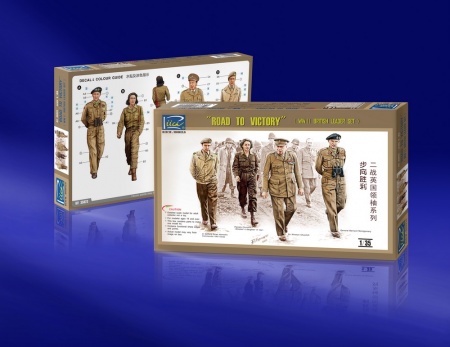 RV35023 WWII British leader set Road to victory Riich Models