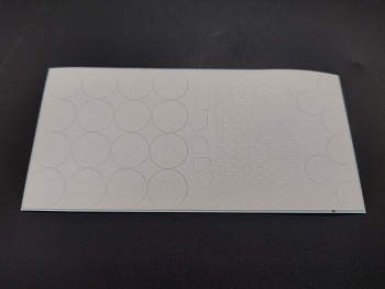 AM144156 Маска окрасочная для остекления, колес и кок вентилятора для Аэробус A350-900 Звезда 7039