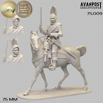 75.009АП Конный кирасир, XVII в 75.009АП Конный кирасир, XVII в