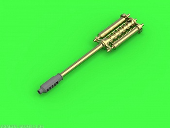 AM-32-092 AH-64 Apache - ствол M230 Chain Gun (30 мм), трубки Пито и хвостовая антенна (смола, полиэтилен и точеные детали)