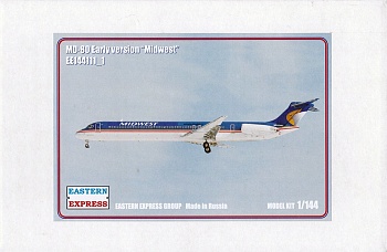 ЕЕ144111_1  Авиалайнер MD-80 ранний Midwest  (Limited Edision)