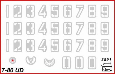 3591 Танк Т-80УД Звезда
