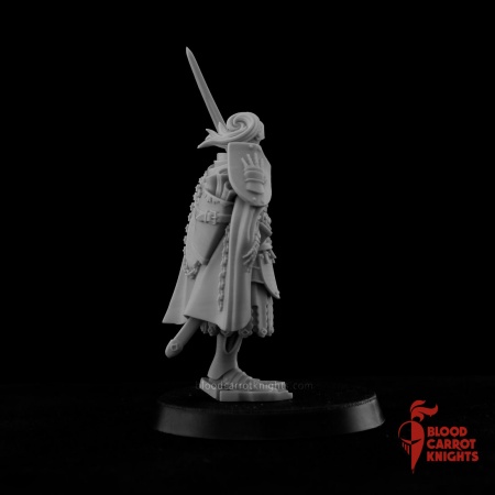 BCK-WG-017 Мёртвый король | Игровая миниатюра 32 мм Blood Carrot Knights