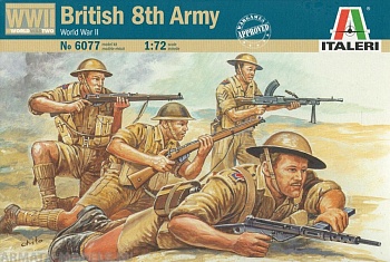 Набор фигурок 6077ИТ Солдатики British 8th Army Набор фигурок 6077ИТ Солдатики British 8th Army