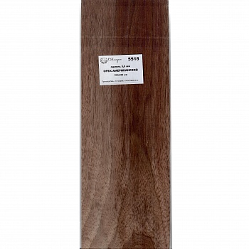 5518 ламель 5 мм - 100х300 мм - орех американский